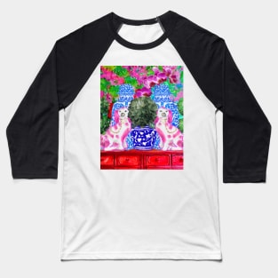 Staffordshire dogs in chinoiserie interior Baseball T-Shirt